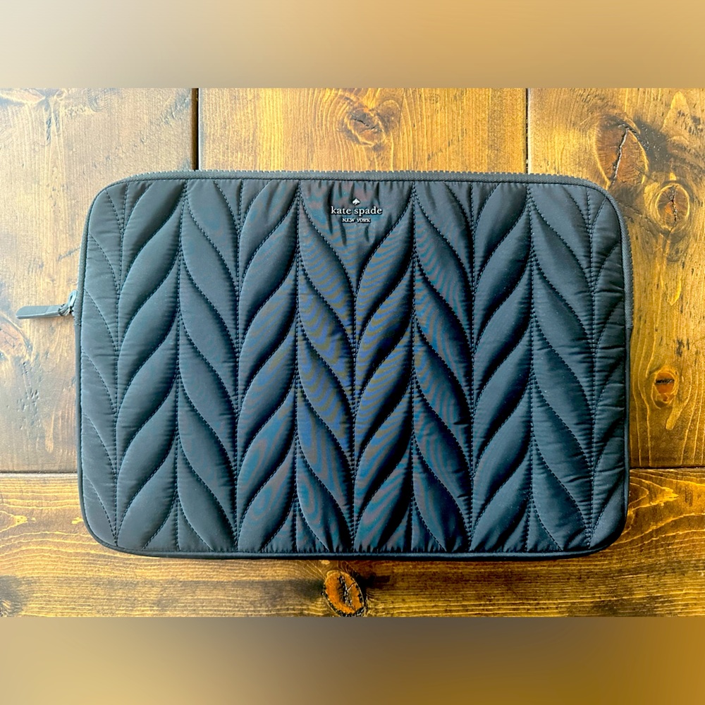 Kate Spade Large Laptop Case - Black (NWOT)